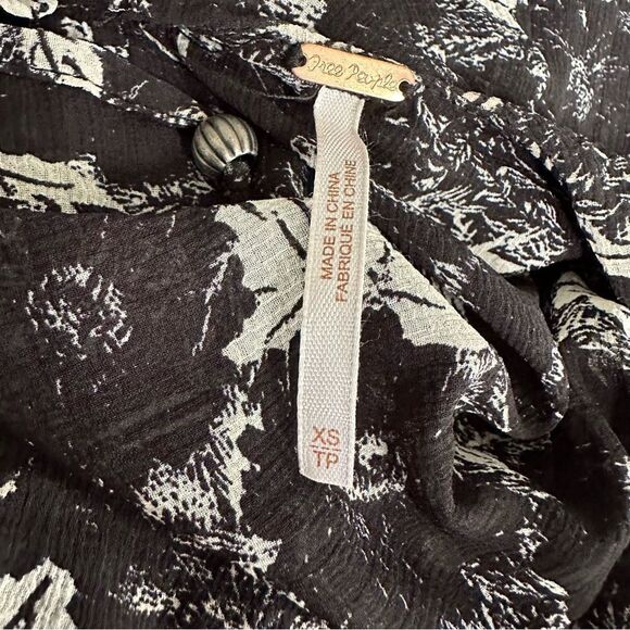 Free People These Dreams Floral Ruffled sheer Mini Dress - Picture 10 of 11